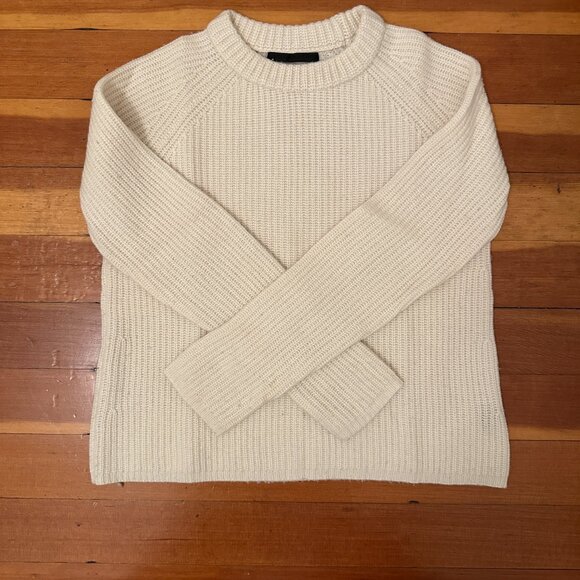 JENNI KAYNE FISHERMAN CREWNECK CASHMERE SWEATER | SIZE SMALL - Picture 2 of 16